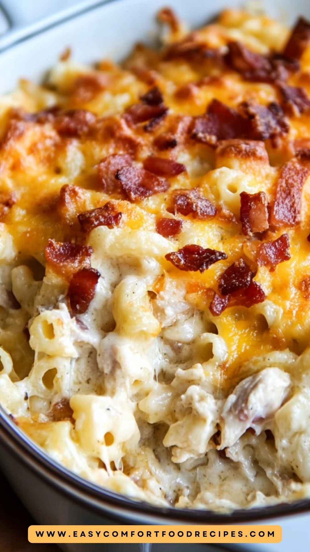 Chicken Bacon Ranch Mac And Cheese Casserole Copycat Recipe