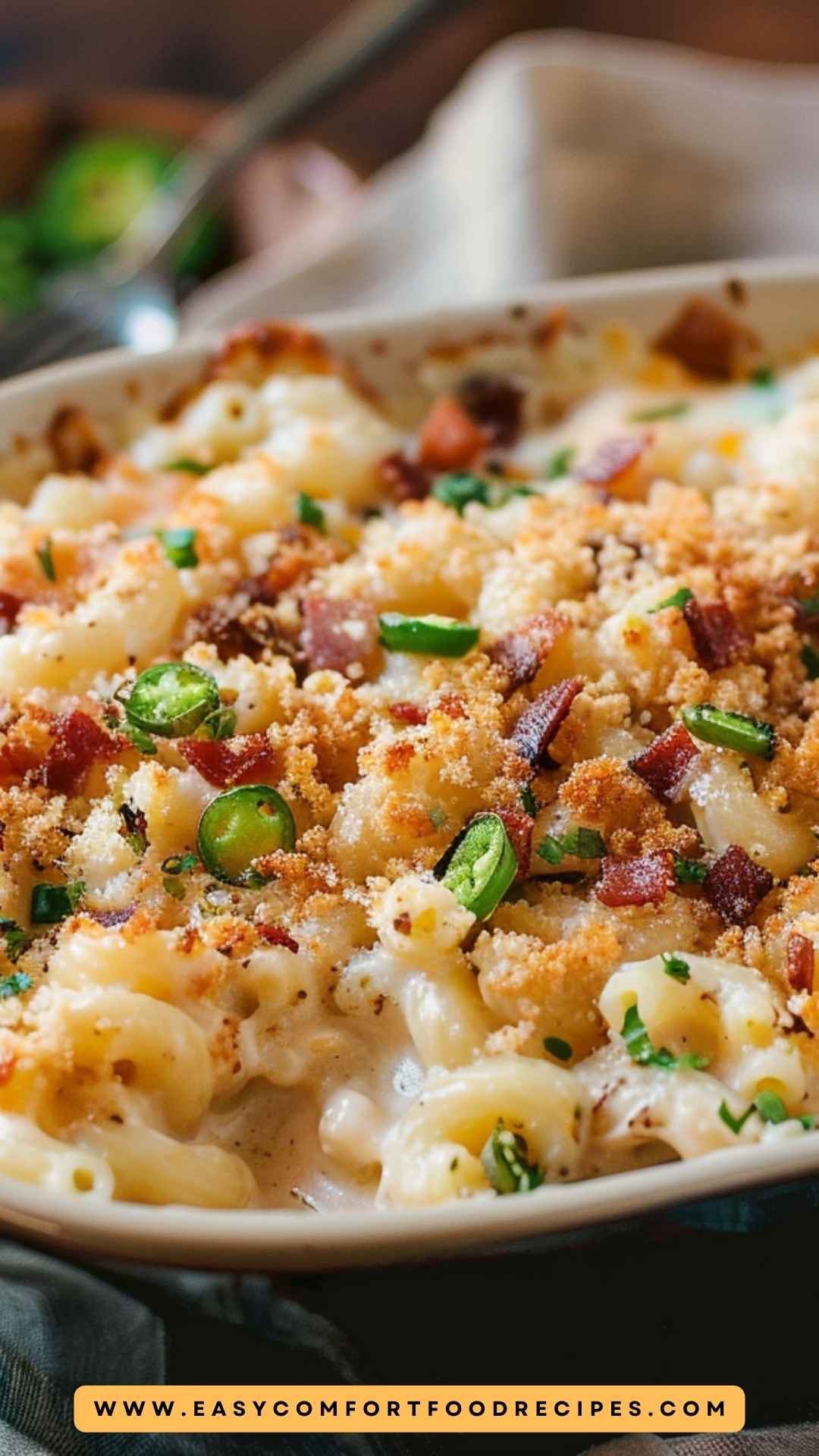 How to Make Baked Jalapeno Popper Mac Cheese
