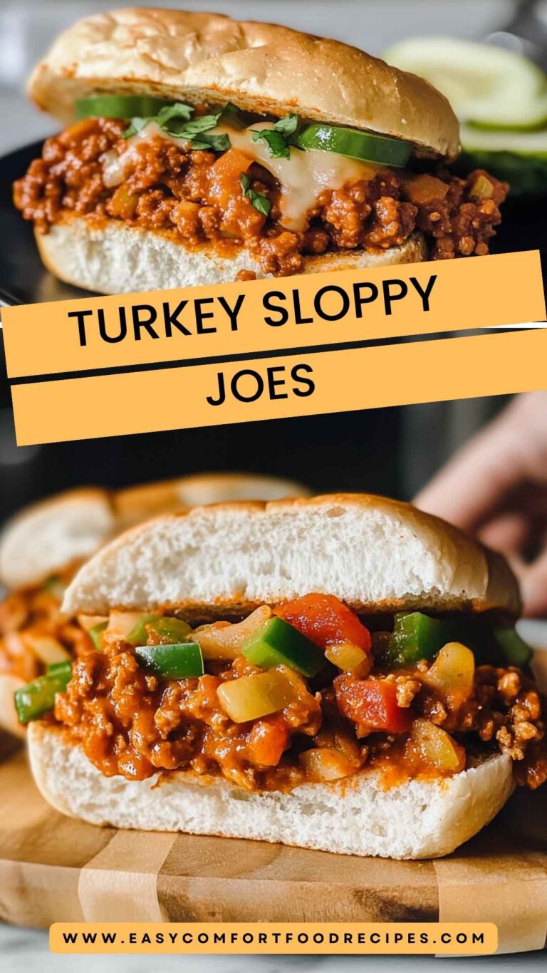 Turkey Sloppy Joes – Easy Comfort Food Recipes