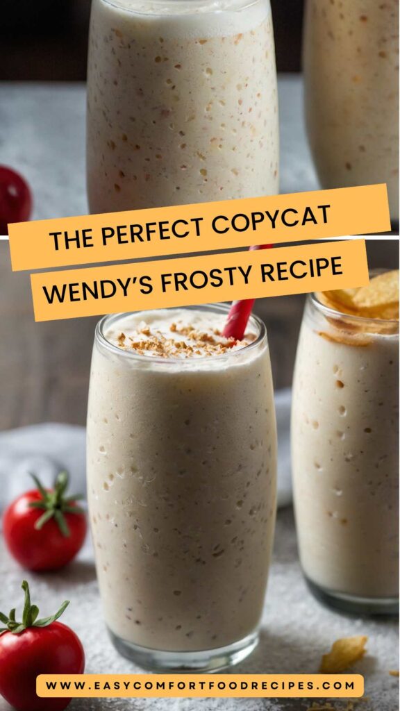 The Perfect Copycat Wendy’s Frosty Recipe