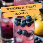 Sparkling Blueberry Lemonade