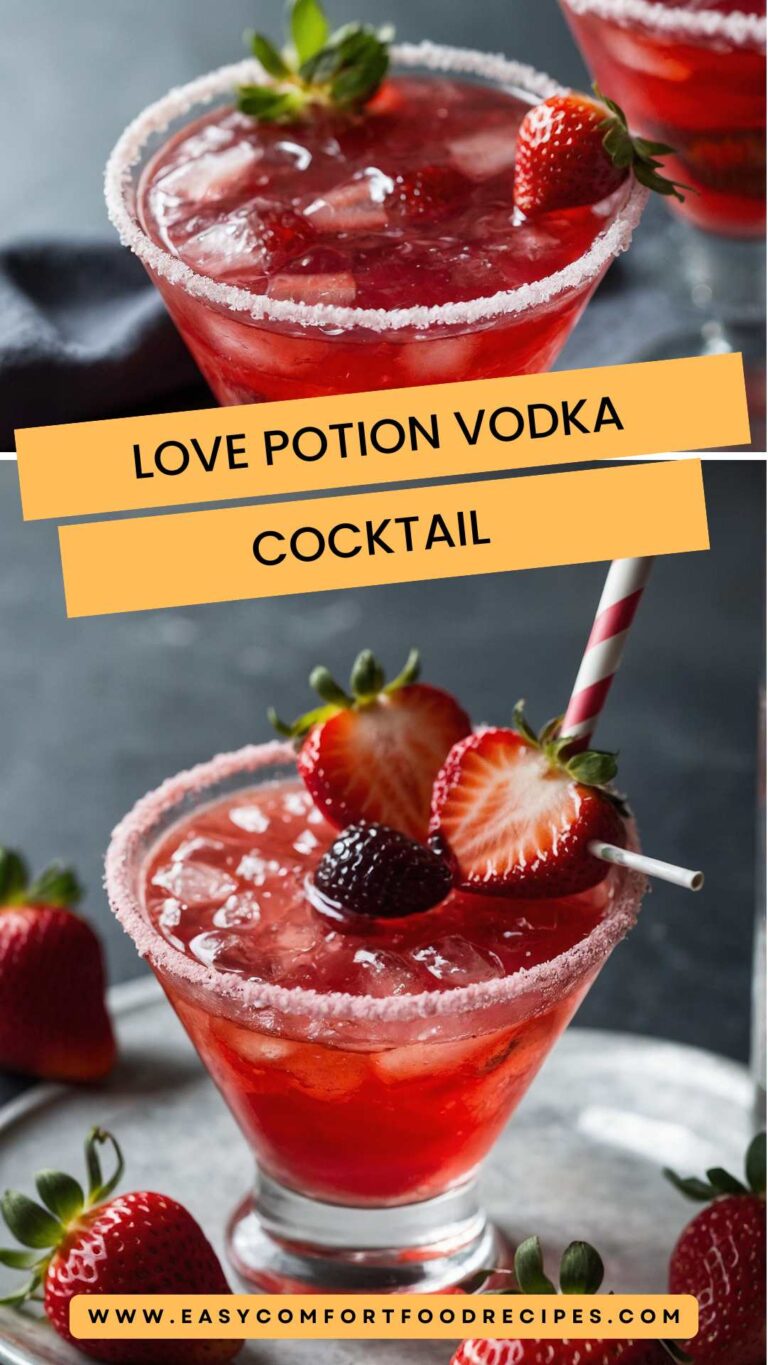 Love Potion Vodka Cocktail – Easy Comfort Food Recipes
