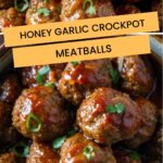 Honey Garlic Crockpot Meatballs