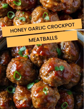 Honey Garlic Crockpot Meatballs
