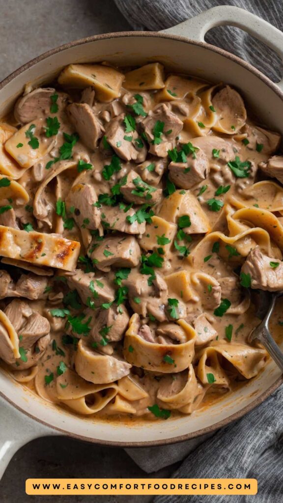 How to make Hearty One Pot Chicken Stroganoff Recipe