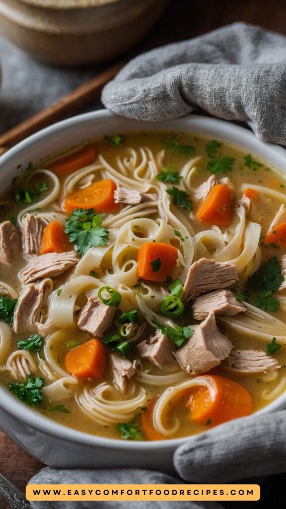 How to make Homemade Crockpot Chicken Noodle Soup