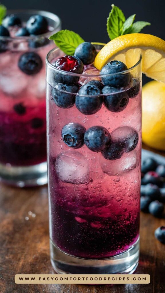Sparkling Blueberry Lemonade Recipe