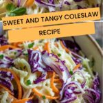 Sweet And Tangy Coleslaw Recipe