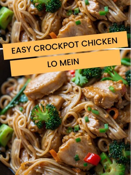 Easy Crockpot Chicken Lo Mein