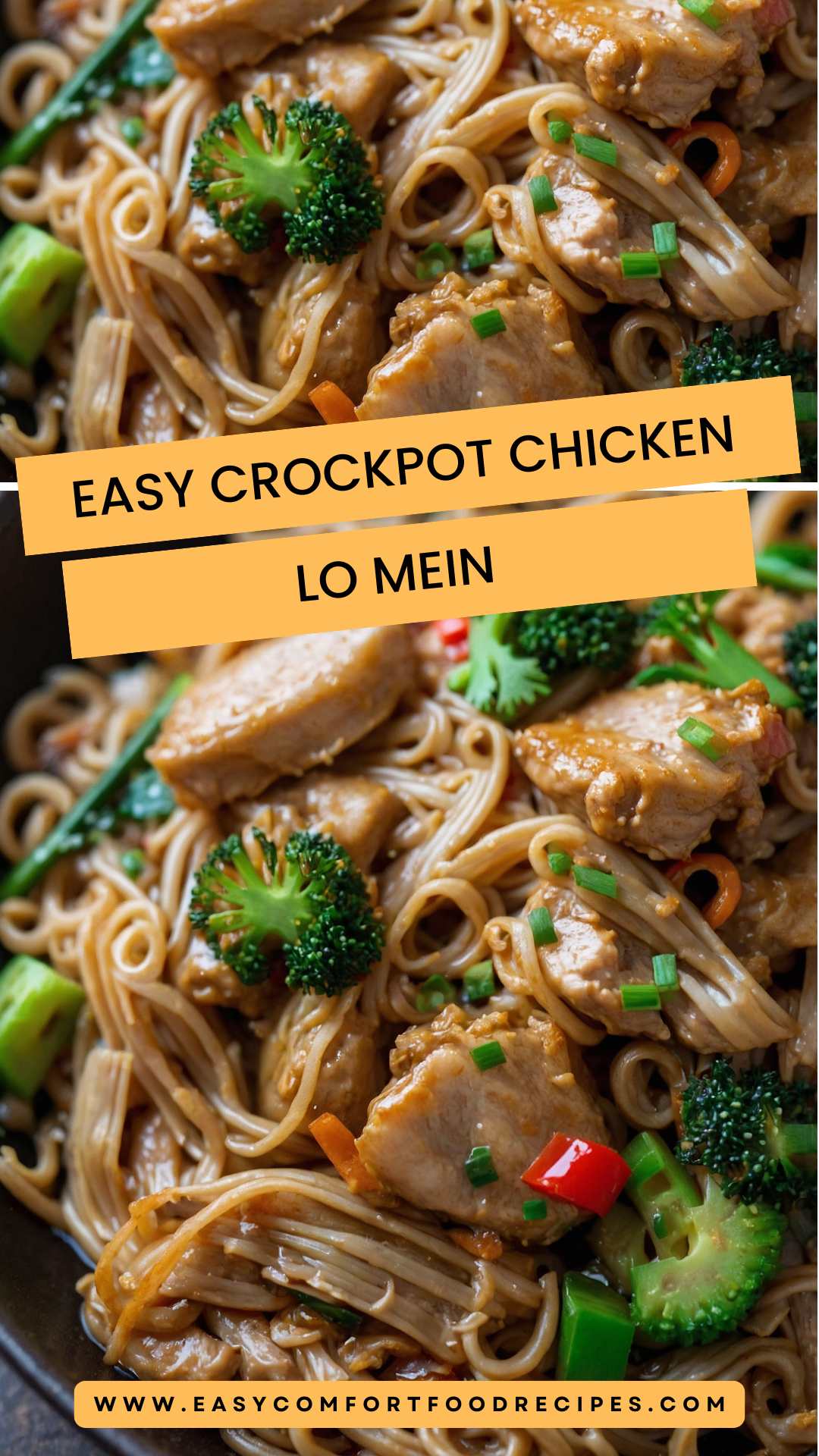 Easy Crockpot Chicken Lo Mein – Easy Comfort Food Recipes