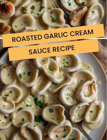Roasted Garlic Cream Sauce Recipe