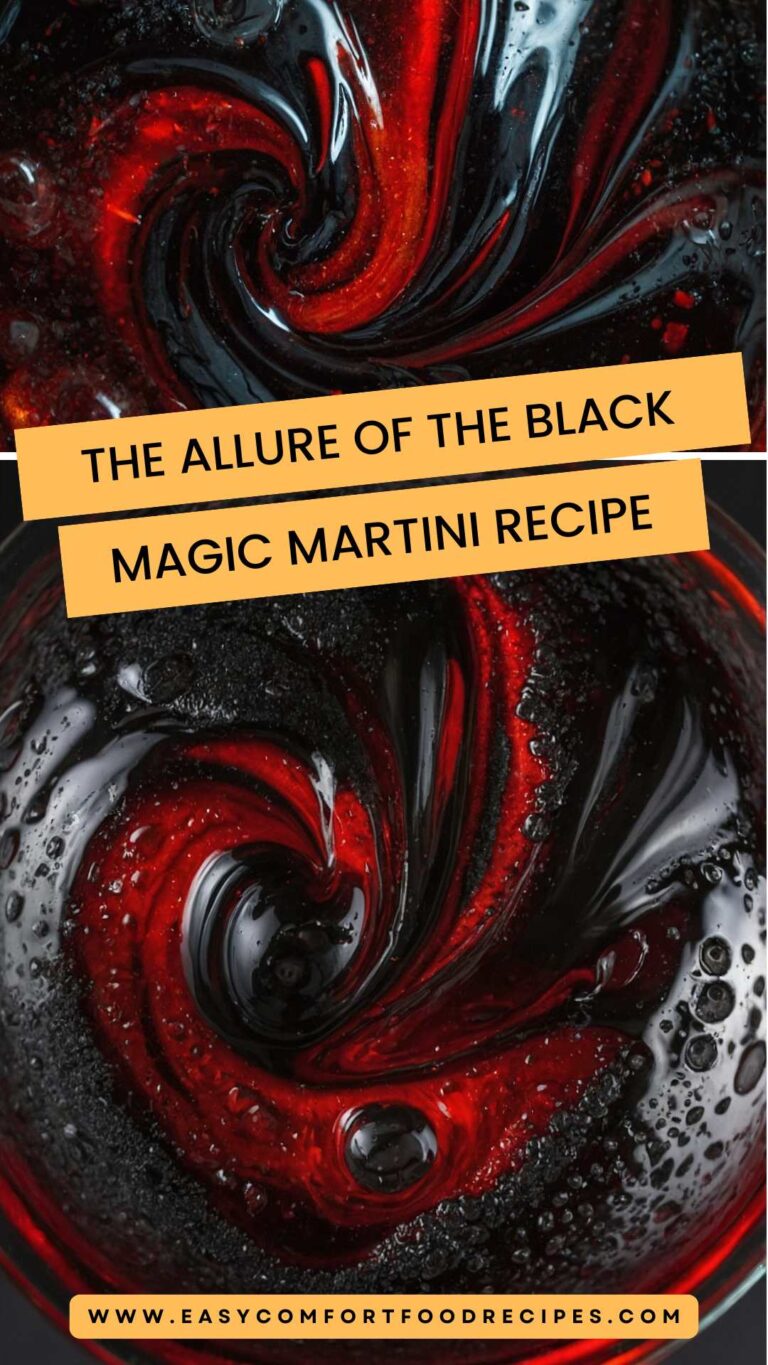 The Allure of the Black Magic Martini Recipe – Easy Comfort Food Recipes