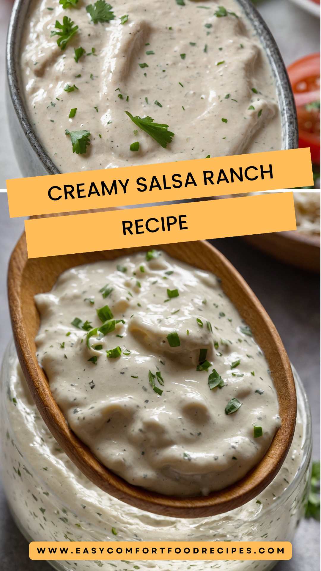 Creamy Salsa Ranch – Easy Comfort Food Recipes