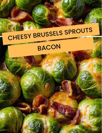 Cheesy Brussels Sprouts Bacon