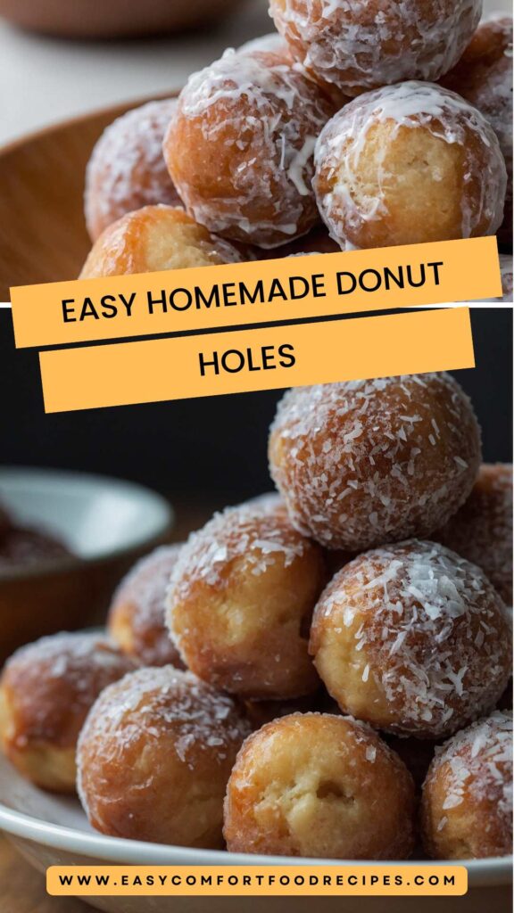 Easy Homemade Donut Holes Easy Homemade Donut Holes