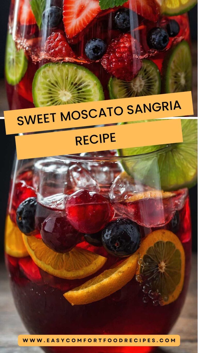 Sweet Moscato Sangria – Easy Comfort Food Recipes