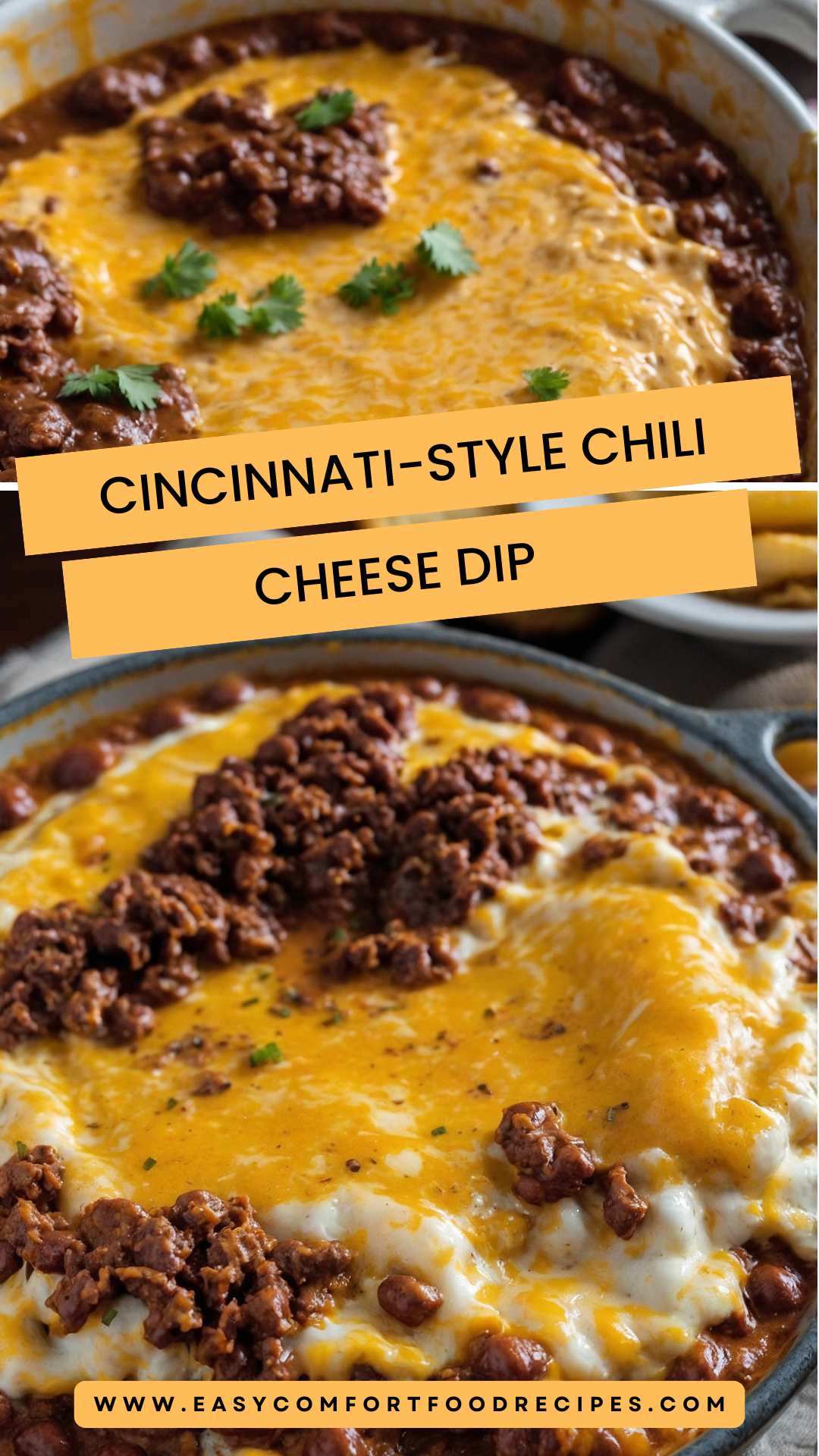 Cincinnati-Style Chili Cheese Dip – Easy Comfort Food Recipes