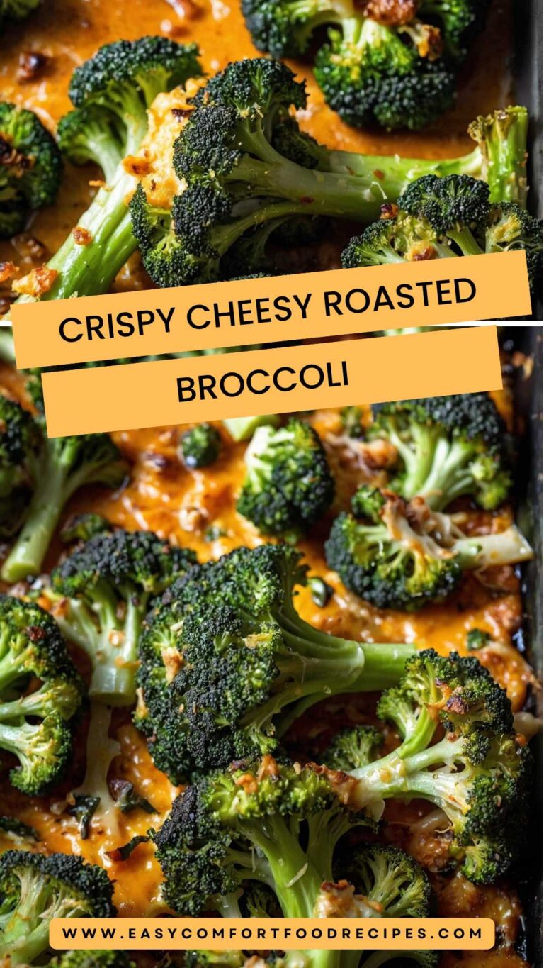 Crispy Cheesy Roasted Broccoli – Easy Comfort Food Recipes