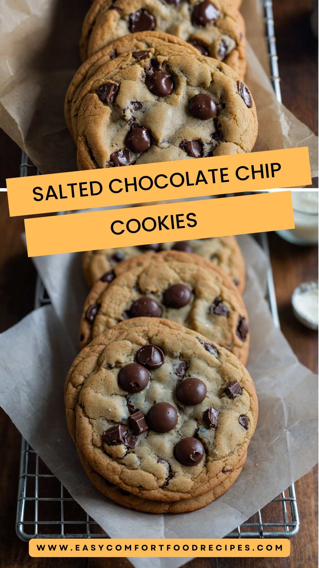 Salted Chocolate Chip Cookies – Easy Comfort Food Recipes