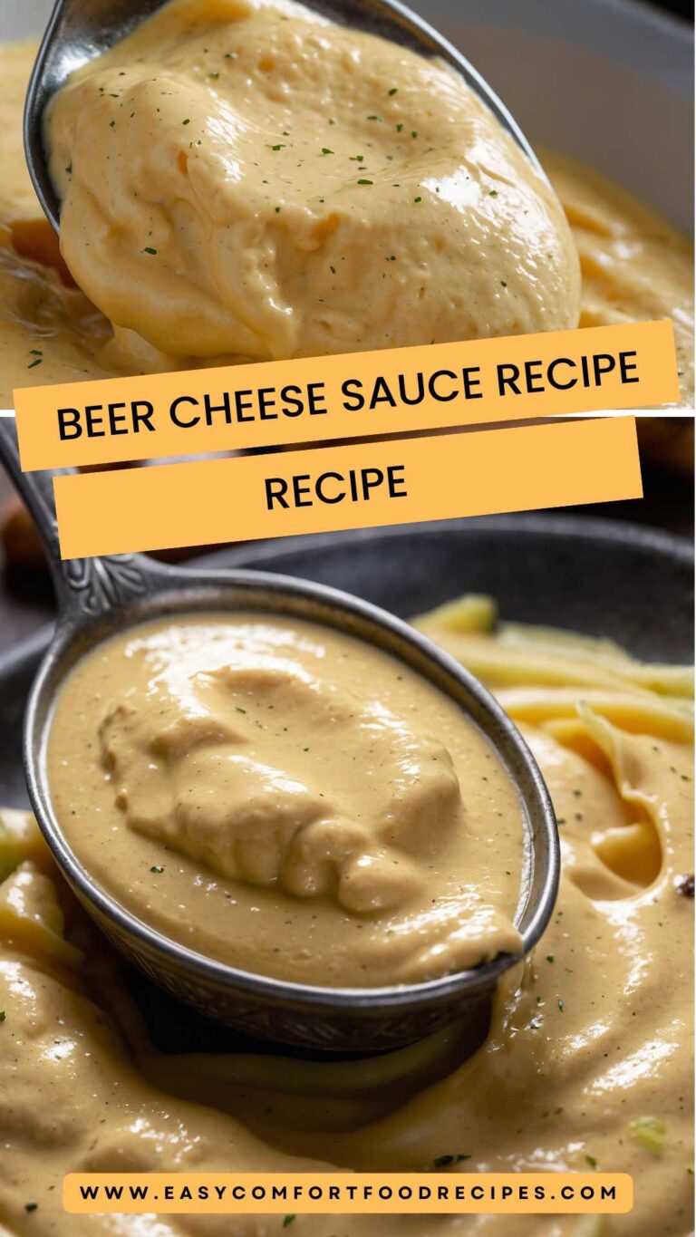 Beer Cheese Sauce Recipe – Easy Comfort Food Recipes