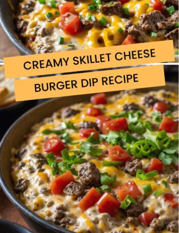 Creamy Skillet Cheeseburger Dip Recipe