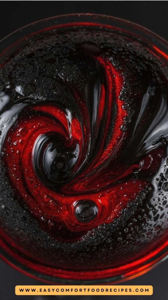 How to make The Allure of the Black Magic Martini Recipe 