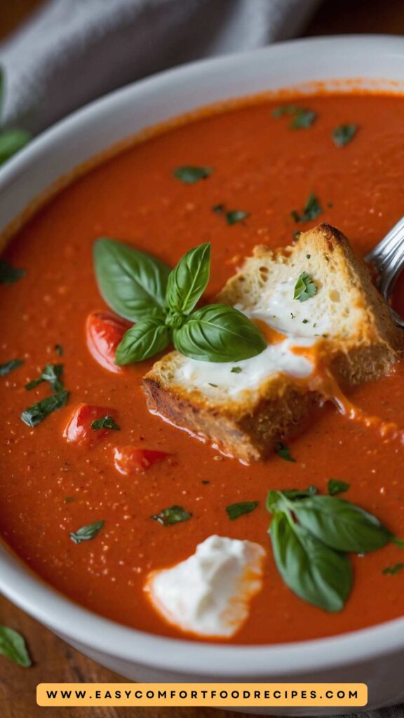 How to make Creamy Tomato Basil Soup