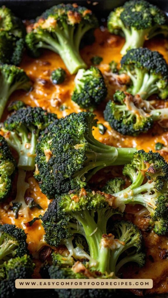 Crispy Cheesy Roasted Broccoli Recipe