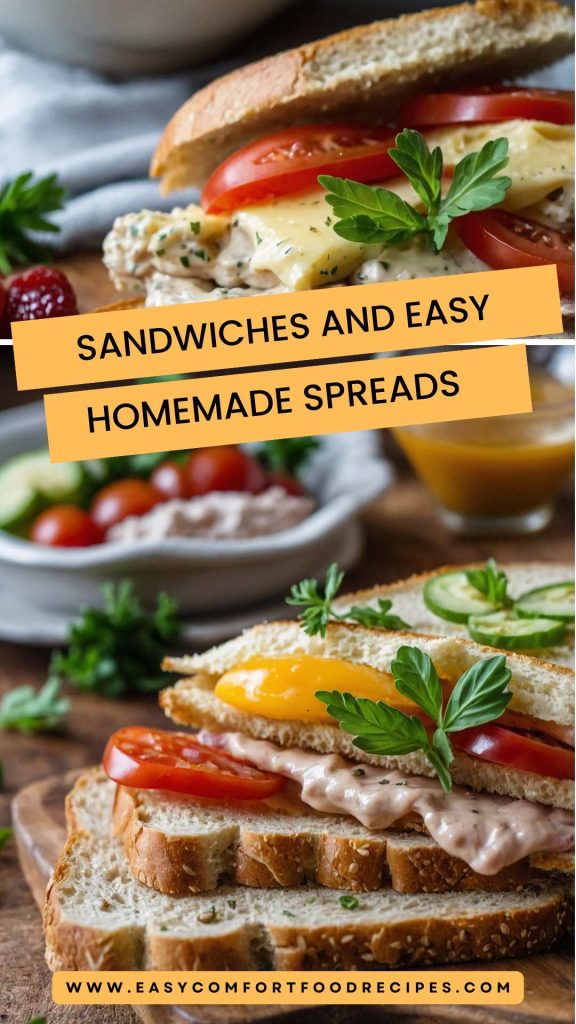 Sandwiches and Easy Homemade Spreads