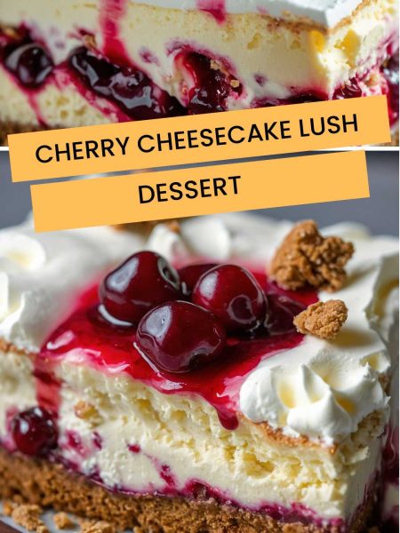Cherry Cheesecake Lush Dessert