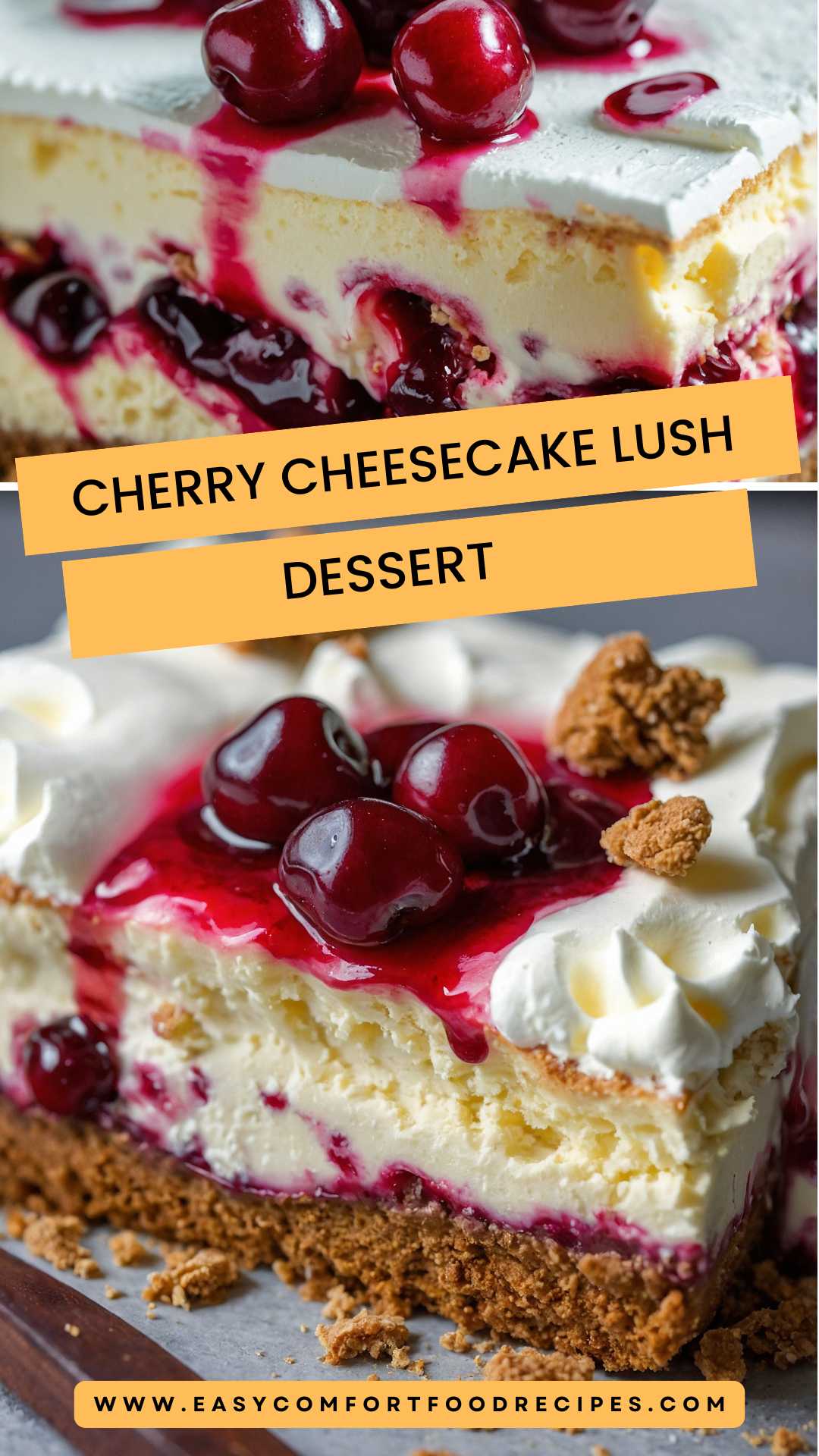 Cherry Cheesecake Lush Dessert – Easy Comfort Food Recipes
