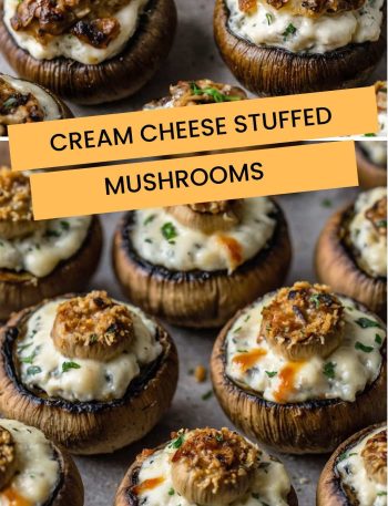 Cream Cheese Stuffed Mushrooms