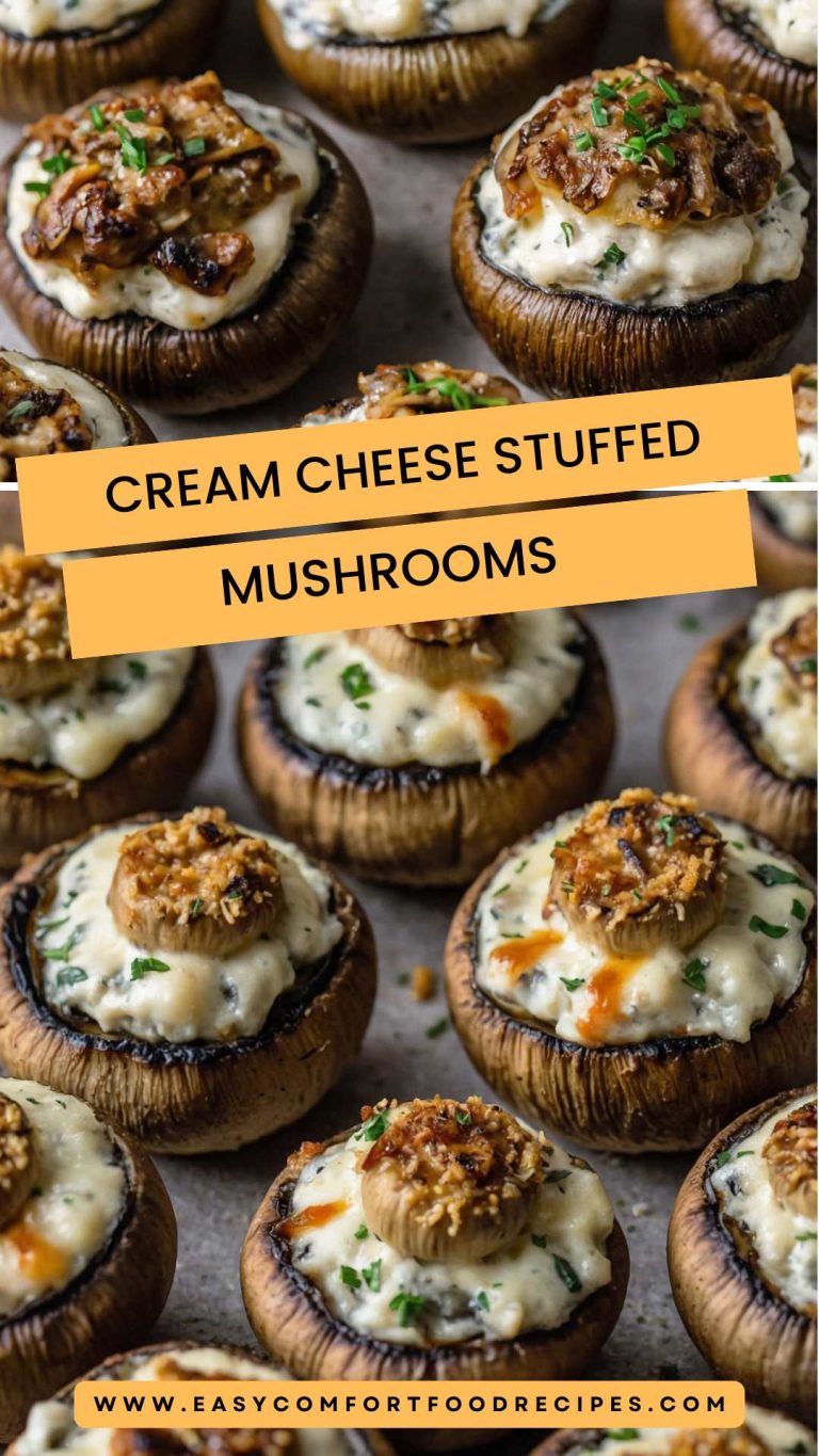 Cream Cheese Stuffed Mushrooms – Easy Comfort Food Recipes