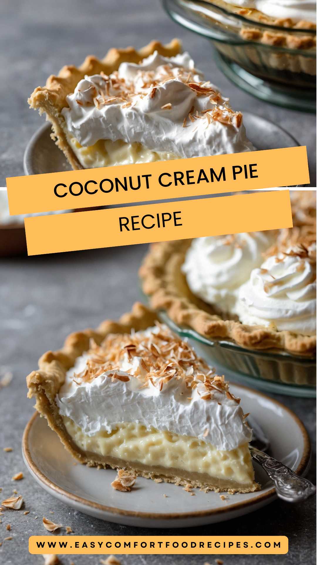 Coconut Cream Pie – Easy Comfort Food Recipes