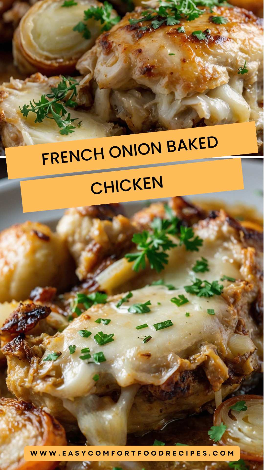 French Onion Baked Chicken – Easy Comfort Food Recipes