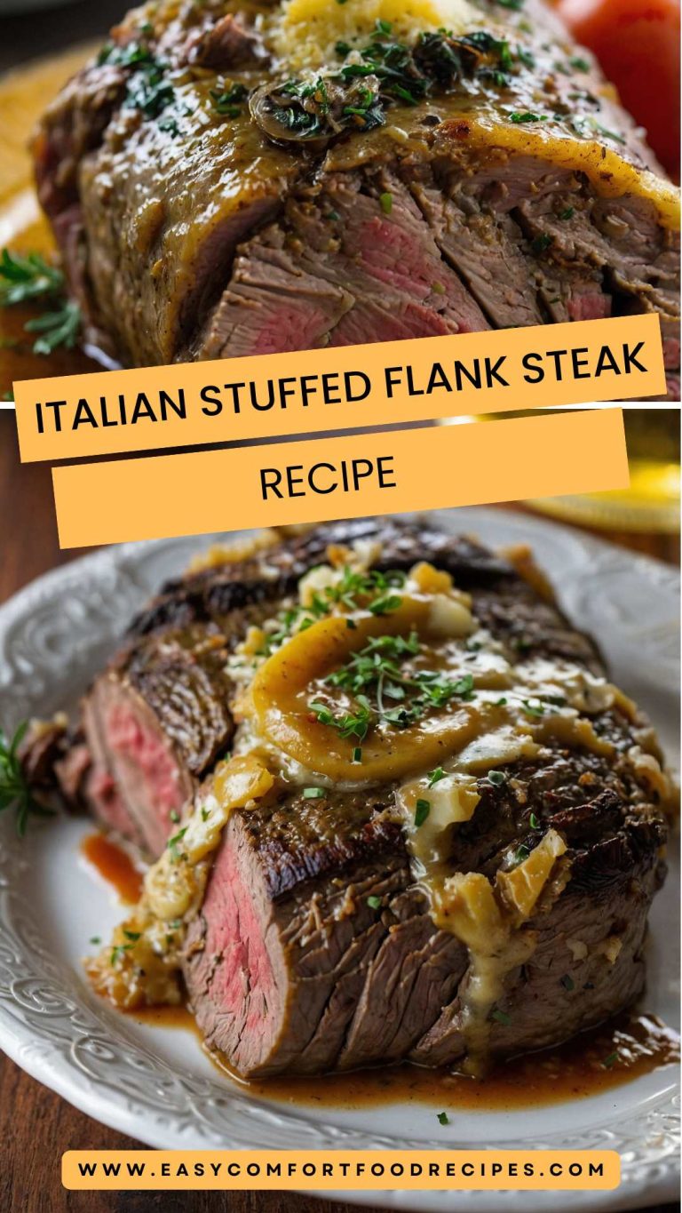 Italian Stuffed Flank Steak – Easy Comfort Food Recipes