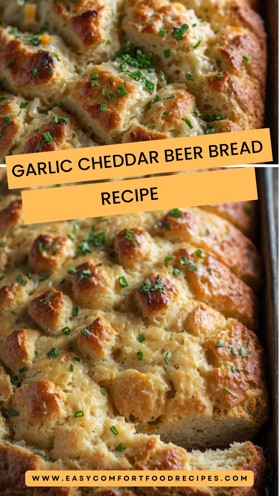 Garlic Cheddar Beer Bread Recipe – Easy Comfort Food Recipes
