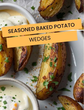 Seasoned Baked Potato Wedges