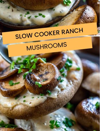 Slow Cooker Ranch Mushrooms