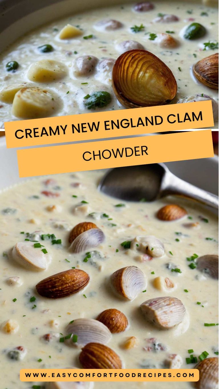 Creamy New England Clam Chowder – Easy Comfort Food Recipes