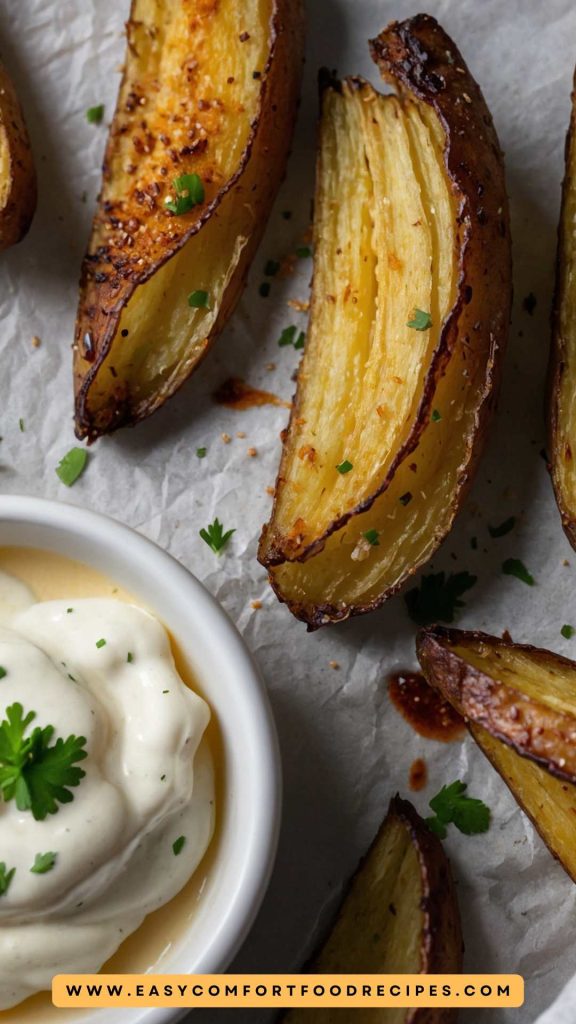 Seasoned Baked Potato Wedges Recipe Seasoned Baked Potato Wedges Recipe