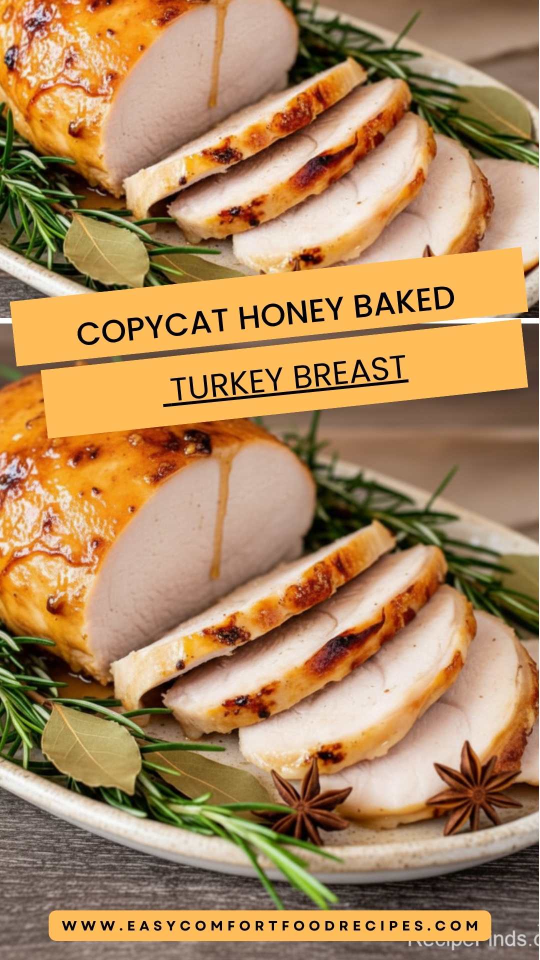 Copycat Honey Baked Turkey Breast – Easy Comfort Food Recipes
