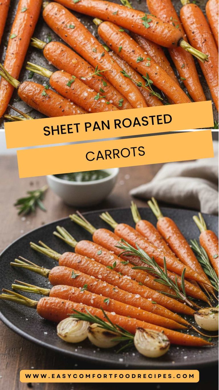 Sheet Pan Roasted Carrots – Easy Comfort Food Recipes