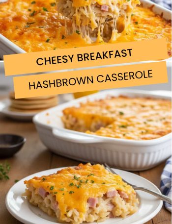 Cheesy Breakfast Hashbrown Casserole