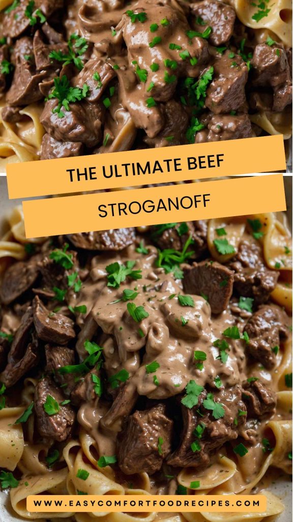 The Ultimate Beef Stroganoff