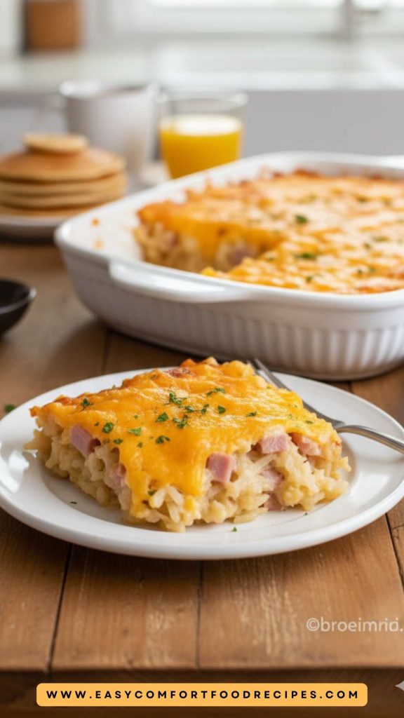 How to make Cheesy Breakfast Hashbrown Casserole
