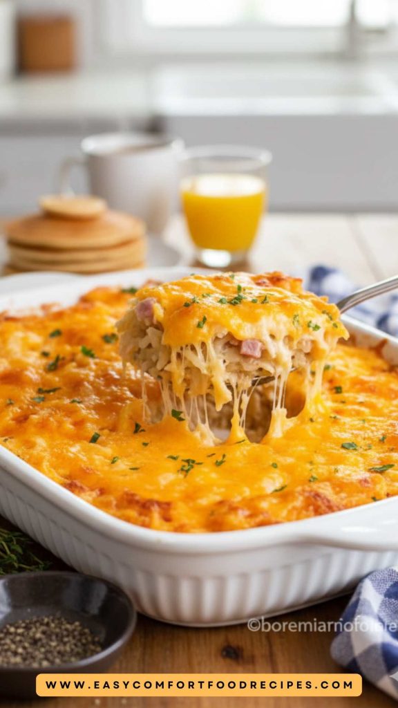 Cheesy Breakfast Hashbrown Casserole Recipe