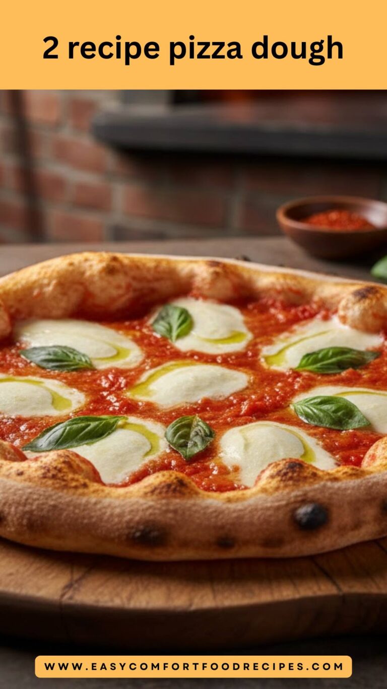 2 Recipe Pizza Dough – Easy Comfort Food Recipes