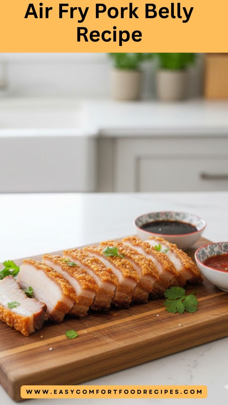 Air Fry Pork Belly Recipe – Easy Comfort Food Recipes