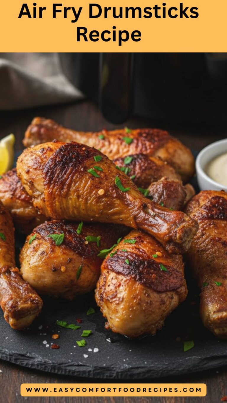 Air Fry Drumsticks Recipe – Easy Comfort Food Recipes